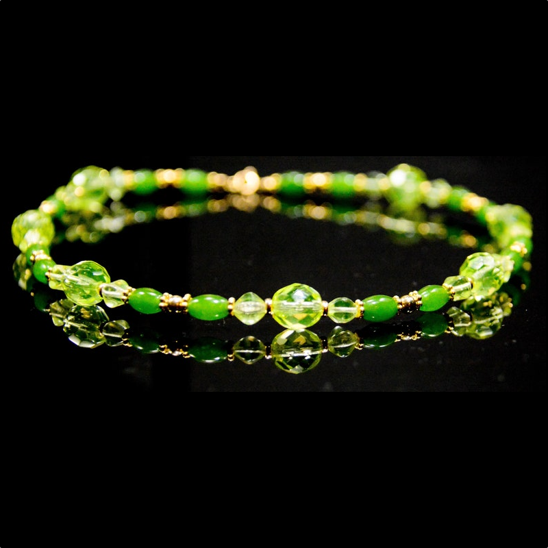 Alien Goddess Jade Necklace