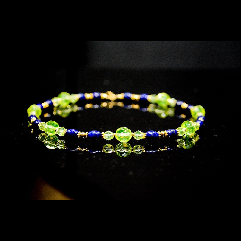 Alien Goddess Lapis Lazuli Necklace