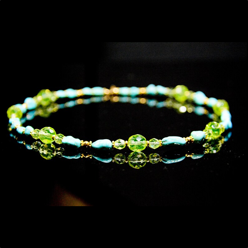Rave Jewelry, Black Light — Sleeping Beauty Turquoise
