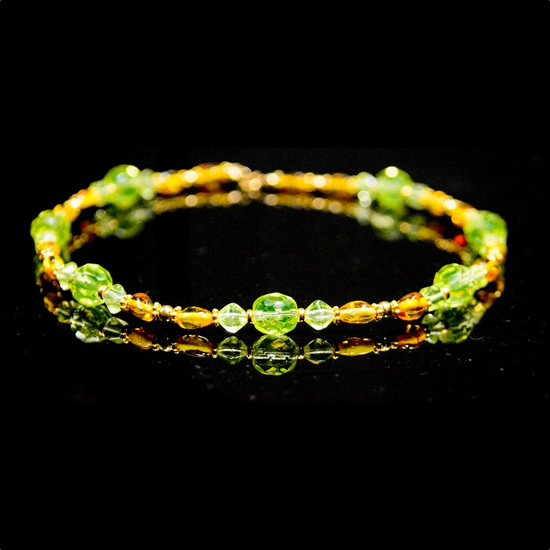 Alien Goddess Citrine Necklace